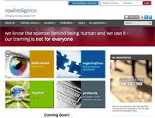 Tablet Screenshot of newintelligence.com.au